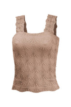 Load image into Gallery viewer, Soli Echo - Textured Sleeveless Tank Top: DARK GREEN / S