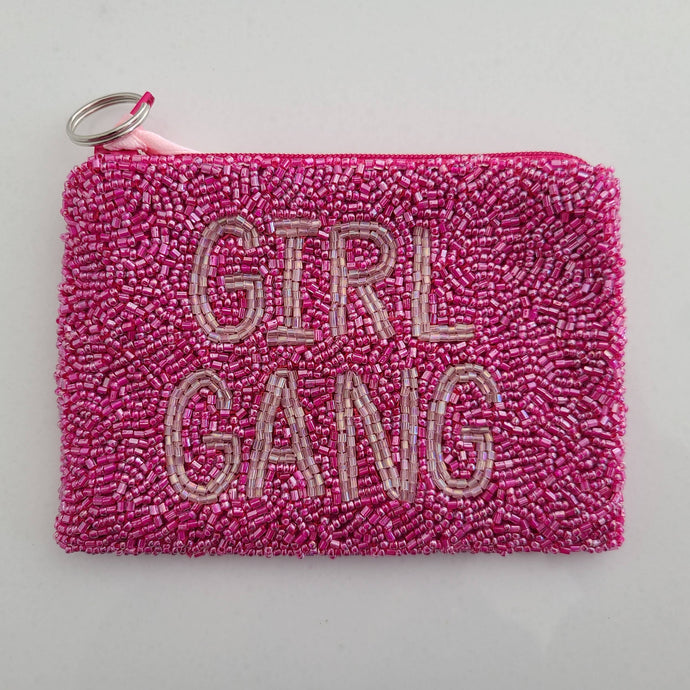 Tiana Designs Beaded Coin Purse - Girl Gang