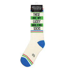 Load image into Gallery viewer, Gumball Poodle - These Are My Lucky Mahjong Socks Gym Crew Socks