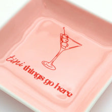 Load image into Gallery viewer, Properly Improper Round Trinket Tray - Tini Things Go Here