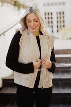 Load image into Gallery viewer, Katydid Garment Washed Quilted Ruffle Sleeve Vests - 2 Colors