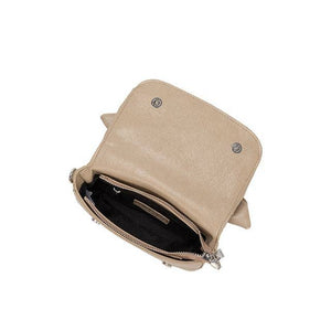 Melie Bianco Faye Recycled Vegan Crossbody Bag - Beige