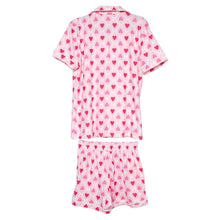 Load image into Gallery viewer, Katydid Light &amp; Hot Pink Hearts PJ Sets Women