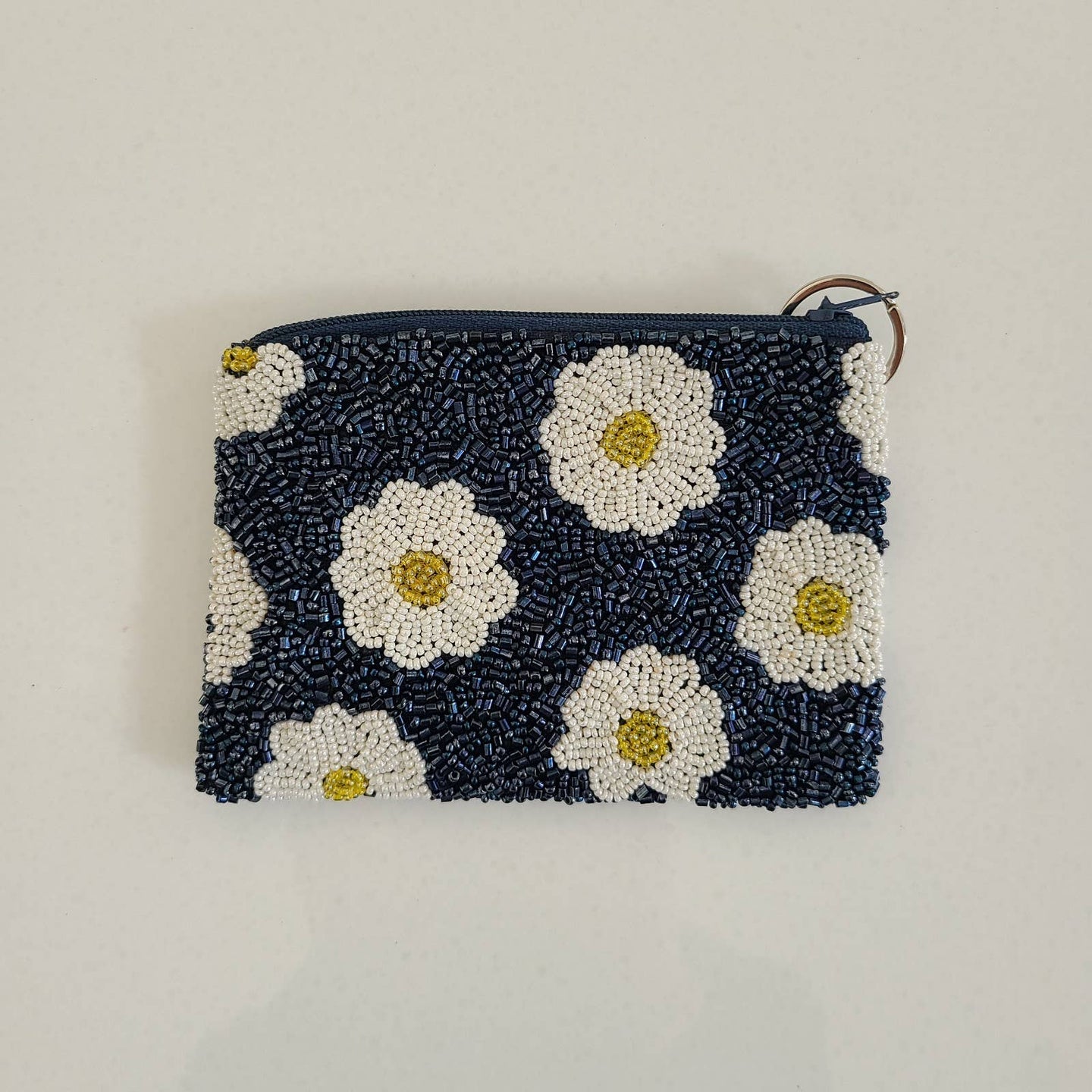 Tiana Designs Beaded Coin Purse - Daisies (2 colors)