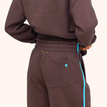 Load image into Gallery viewer, Kerri Rosenthal Super Soft Fleece Weekend Palazzo - Cocoa