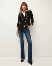 Load image into Gallery viewer, Veronica Beard Miller Dickey Jacket - Black w/Silver Buttons