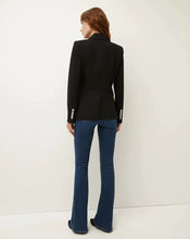 Load image into Gallery viewer, Veronica Beard Miller Dickey Jacket - Black w/Silver Buttons