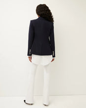 Load image into Gallery viewer, Veronica Beard Miller Dickey Jacket - Navy w/Silver Buttons