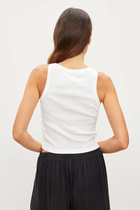 Velvet Harla Ribbed Cropped Tank Top - 2 Colors