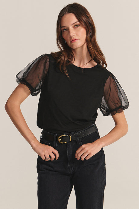 Velvet Justine Top - Black