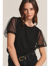 Load image into Gallery viewer, Velvet Justine Top - Black