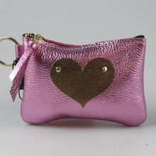Load image into Gallery viewer, Zina Kao The Kara Metallic Applique Wallet - HEART
