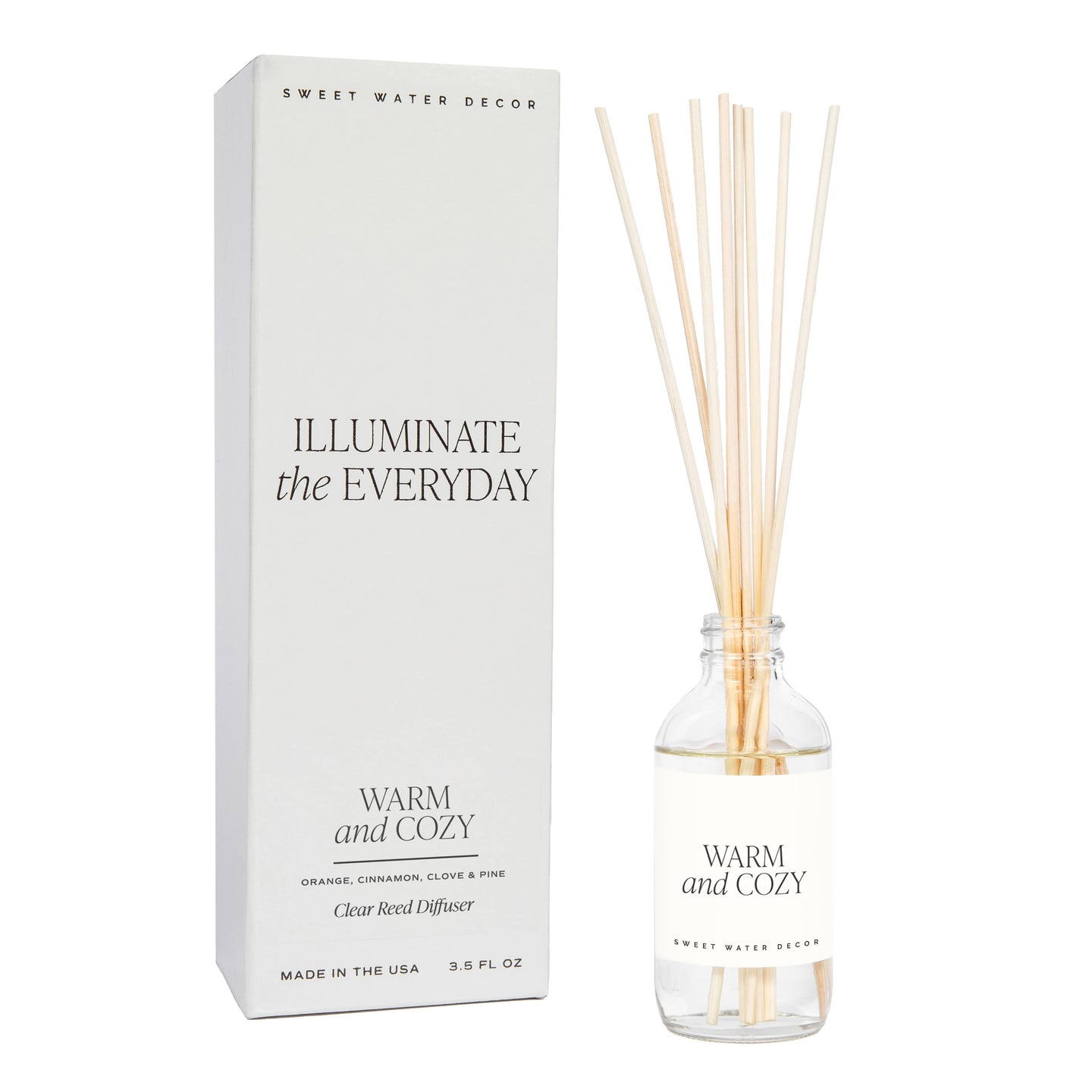 Sweet Water Decor Reed Diffuser - Warm and Cozy