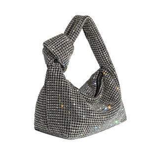Melie Bianco Reena Small Top Handle Bag - Silver