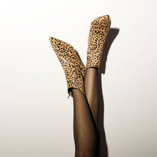 Load image into Gallery viewer, Yosi Samra Soho Boot - Leopard Calf Hair