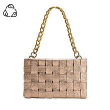 Load image into Gallery viewer, Melie Bianco Mimie Recycled Vegan Crossbody Bag - Champagne Metallic