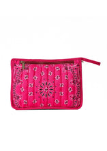 Load image into Gallery viewer, Haute Shore Bandana Print Pouch - 3 Colors
