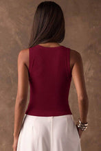 Load image into Gallery viewer, Soli Echo - Studded Ribbed Square Neck Crop Tank: BEIGE / S