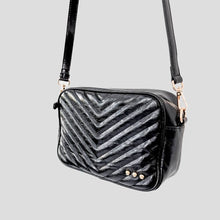 Load image into Gallery viewer, Pretty Simple Coco Quilted Camera Crossbody Bag - Black