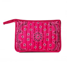 Load image into Gallery viewer, Haute Shore Bandana Print Pouch - 3 Colors