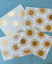 Load image into Gallery viewer, J.Falkner Cards Gold Sunburst Thank You Card