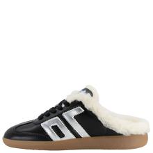 Load image into Gallery viewer, Back 70 Easter FL Backless Sneakers - Black Silver