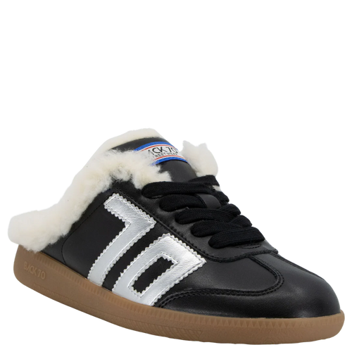 Back 70 Easter FL Backless Sneakers - Black Silver