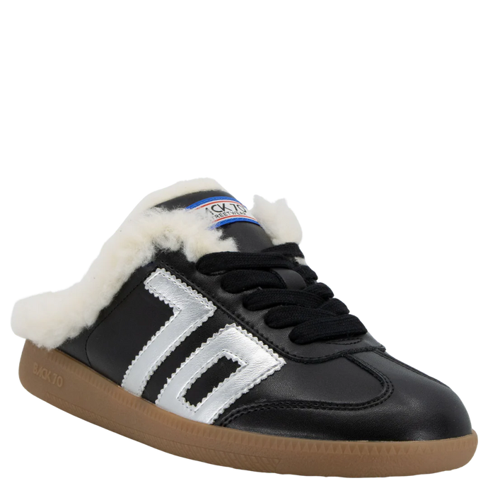 Back 70 Easter FL Backless Sneakers - Black Silver