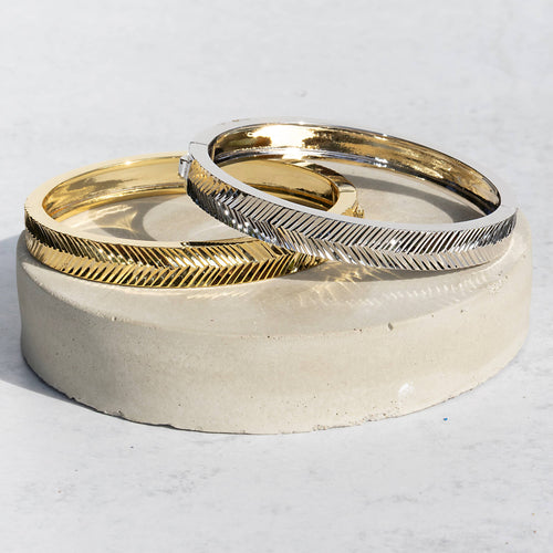 Native Gem Sunray Bangle - Gold