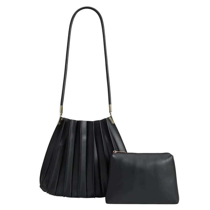 Melie Bianco Carrie Shoulder Bag - Black