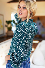 Load image into Gallery viewer, Emerson Fry Frankie Blouse - Forest Daisy Silk