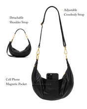 Load image into Gallery viewer, Hammitt Erica Med - Black/Brushed Gold