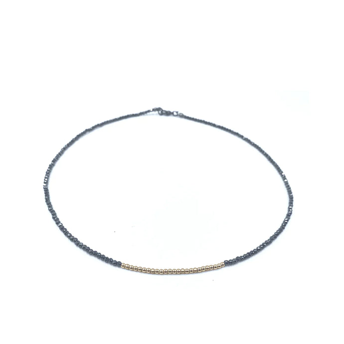 erin gray Karma Gold Filled Pyrite Layering Necklace