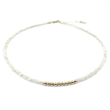 Load image into Gallery viewer, erin gray Gold Filled Free Spirit Choker - Winter White