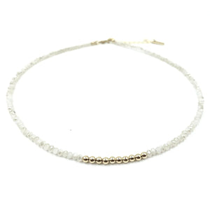 erin gray Gold Filled Free Spirit Choker - Winter White