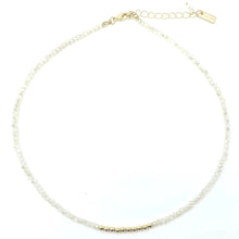 Load image into Gallery viewer, erin gray Gold Filled Free Spirit Choker - Winter White