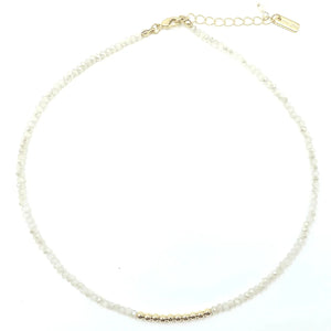 erin gray Gold Filled Free Spirit Choker - Winter White