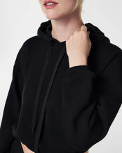 Load image into Gallery viewer, Spanx AirEssentials Cinched Hoodie - Very Black