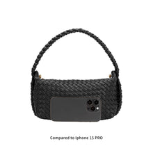 Load image into Gallery viewer, Melie Bianco Alma Recycled Vegan Top Handle Bag - Black