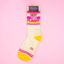 Load image into Gallery viewer, Gumball Poodle - Hot and Flashy Gym Crew Socks