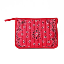 Load image into Gallery viewer, Haute Shore Bandana Print Pouch - 3 Colors