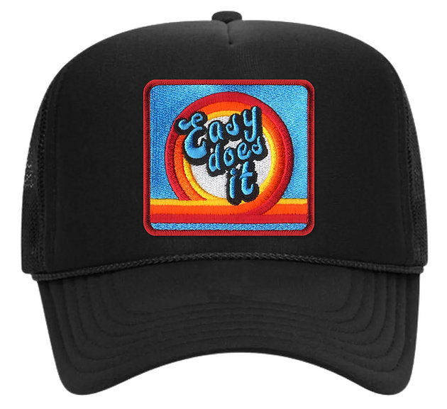 Port Sandz Easy Does It Trucker Hat - Black