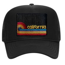 Load image into Gallery viewer, Port Sandz California Trucker Hat - Black