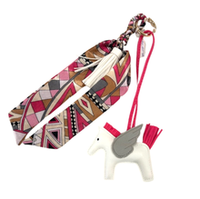 Load image into Gallery viewer, Malibu Sugar Horse Charm w/ Scarf Bag Charm - 4 Colors