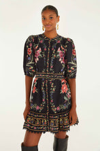 Load image into Gallery viewer, Farm Rio Belle Garden Mini Dress - Black