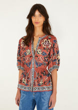 Load image into Gallery viewer, Farm Rio Floral Beauty Tapestry Blouse - Blush Pink