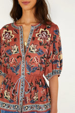 Load image into Gallery viewer, Farm Rio Floral Beauty Tapestry Blouse - Blush Pink