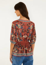 Load image into Gallery viewer, Farm Rio Floral Beauty Tapestry Blouse - Blush Pink