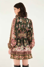 Load image into Gallery viewer, Farm Rio Flowering Garden Tree Mini Dress - Green
