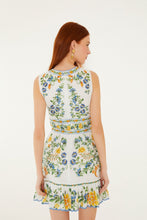 Load image into Gallery viewer, Farm Rio Emily Floral Tapestry Mini Dress - Off-white